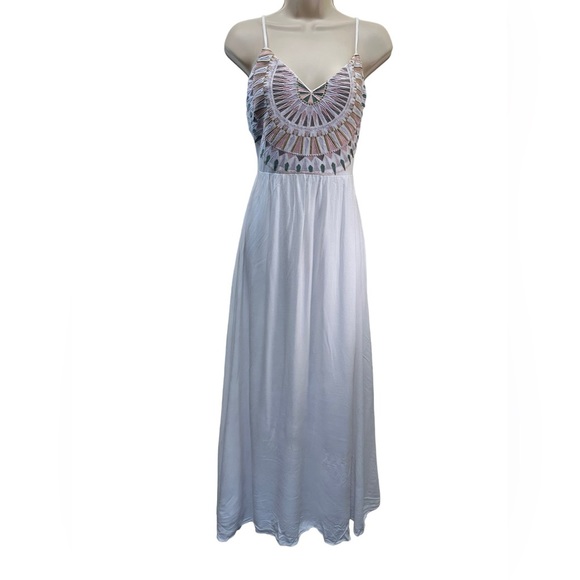 Lulus Ascension Island White Embroidered Maxi Dress - Picture 6 of 10